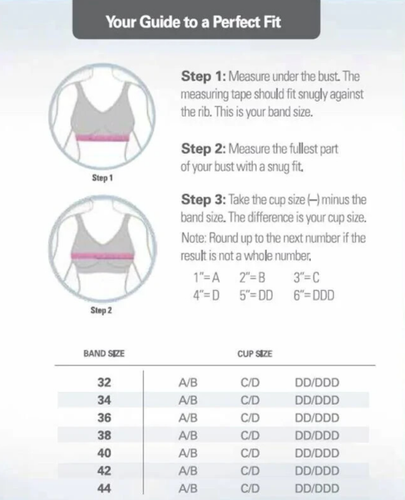 Genie Bra BBW342D3D 3 Variety Pack 34 2D/3D Seamless Wireless Adjustable New - Picture 5 of 6