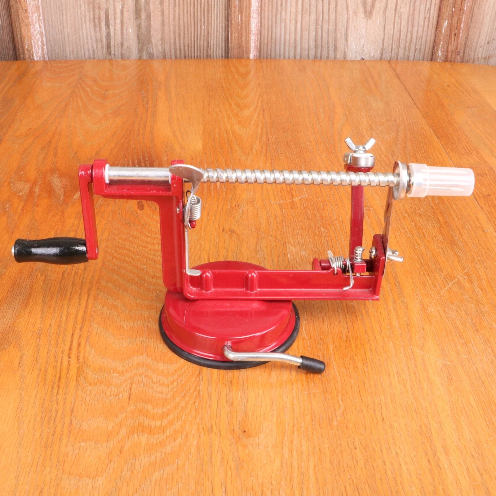 Apple Peeling & Coring Machine Red Suction Cup Base Baking Apple Corer
