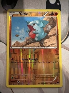 Pokémon TCG Gible BREAKPoint 68/122 Reverse Holo Common NM+