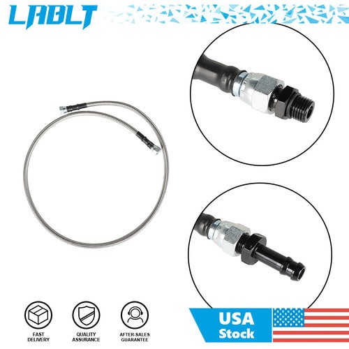 LABLT 48RE Transmission Cooler Hoses Lines Kit For 2003-2007 Dodge Ram Cummins - Foto 4 di 10