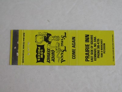 P29 ND North Dakota Prairie Inn Fine Food Quick Service Kenmare