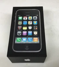 2009 Apple iPhone 3GS Empty Black Box w/Manual 16GB ……[S5-1-01]