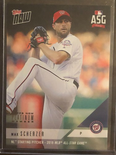 2018 Topps Now AS-39 Max Scherzer