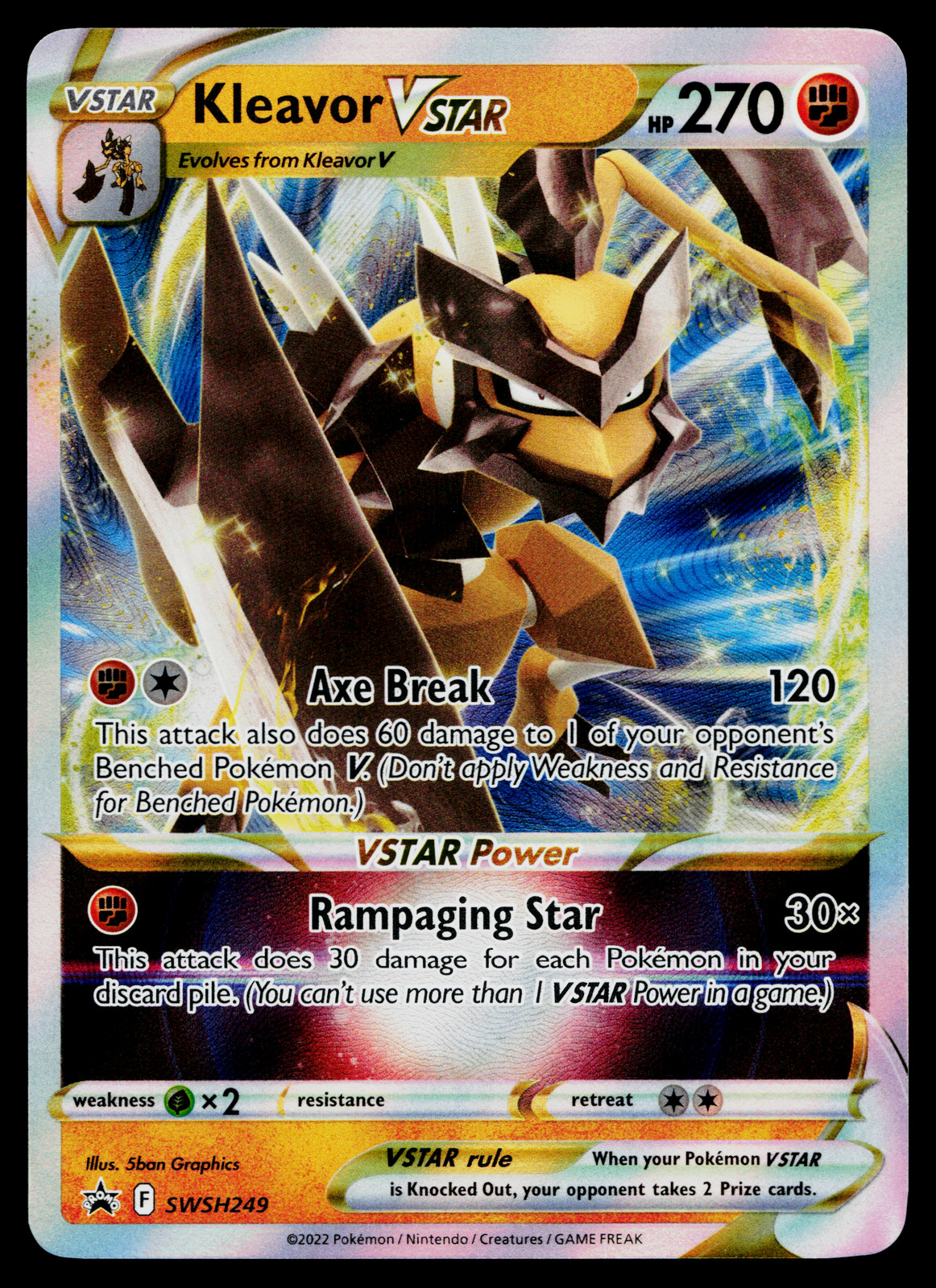 KLEAVOR VSTAR SWSH249 SWSH BLACK STAR PROMOS POKEMON TCG