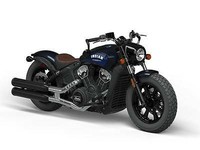 2022 Indian Motorcycle Scout Bobber ABS Icon Black Azure Crystal