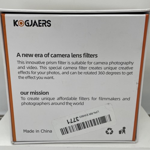 KOGJAERS Camera Filter Fx Split Refractive Filter 82mm Semi Subtle Refraction... - Picture 4 of 4