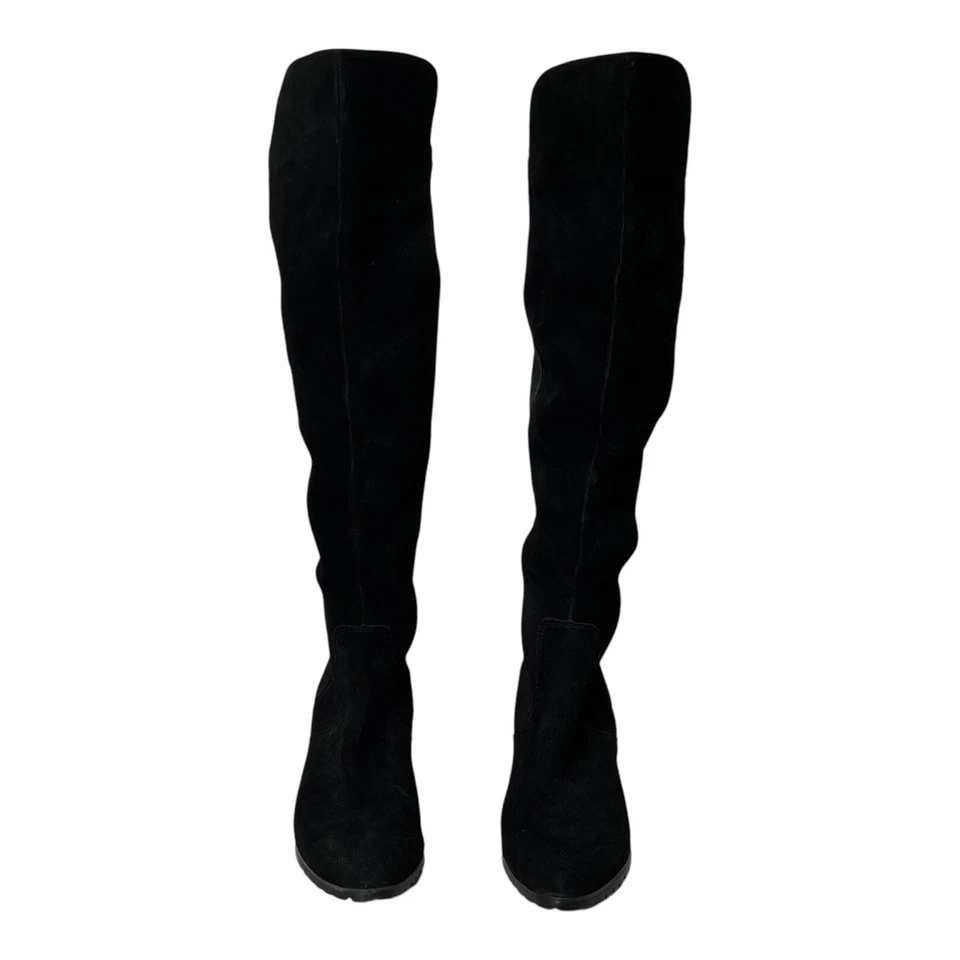 Botas de montar H by Halston Jessica de gamuza hasta la rodilla para mujer talla 7M Foto 4 de 4