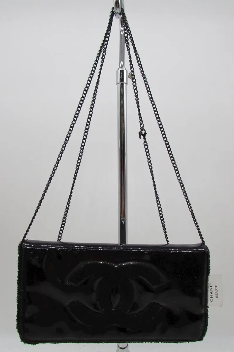 faux black chanel bag
