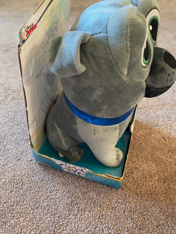 Disney Junior Puppy Dog Pals Love Bingo Gray Plush Stuffed Animal Toy