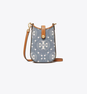 Tory Burch T MONOGRAM RAFFIA PHONE CROSSBODY Retail:$228