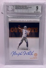 2018 Panini Encased MIKE WHITE Rookie RC On-Card Auto /50 BGS 9 MINT! 🔥