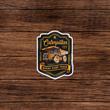 Vintage Caterpillar 777 Mining Dump Truck Sticker Construction Equipment 625