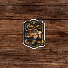 Vintage Caterpillar 777 Mining Dump Truck Sticker Construction Equipment #625