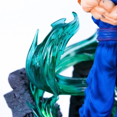 Grande Figurine Dragon Ball Vegeto SSB PVC 40cm - Statue Collection Manga 2023 Sans Marque