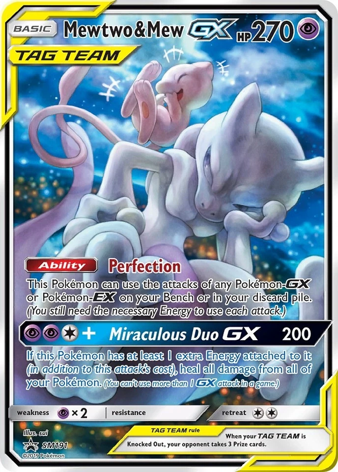 Mewtwo & Mew GX SM191 Sm