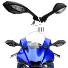 Rear View Mirror LED Turn Signal Fit For Yamaha YZF-R1/M 2020-25 YZF-R6 2017-20