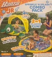 BANZAI JR. Sprinkle 'N Splash Combo Pack, 18+ Mos., 1 Set - SHIPS FREE!