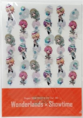 Project Sekai COLORFUL LIVE 2nd Will Mini Character Clear File Wonderlands x