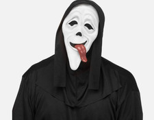 Scream Scary Movie Ghost Face Wassup Mask Robe - 2 Piece SET