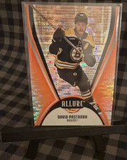 Upper Deck Allure Orange Slice David Pastrnak #55 Boston Bruins NHL Card