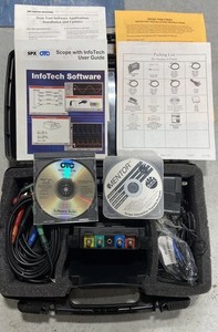 SPX OTC Lab Scope Multimeter With Cables, Manual, and Mac Tools Case