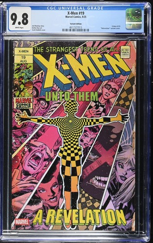 X-Men #19 - Scott Koblish "Retro Vision" Variant Trade Cover - CGC 9.8