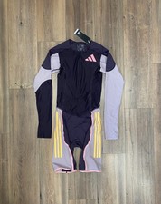 Adidas 2024 Pro Elite Team Long Sleeve Running Speedsuit IN1130 Promo New S