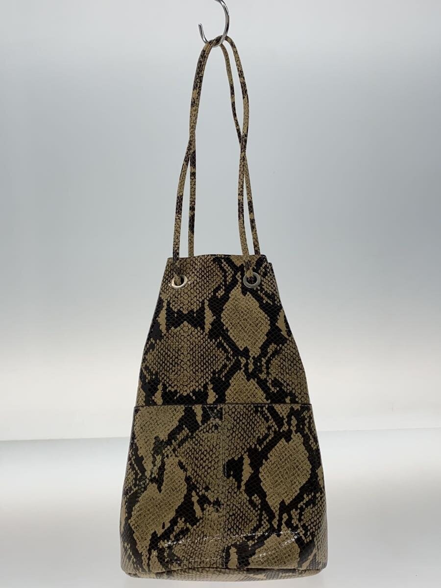 MARCO MASI Python Embossed Drawstring Shoulder Ba… - image 3