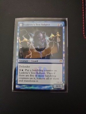 Magic the Gathering MTG Innistrad Launch Promo LUDEVIC'S TEST SUBJECT Foil