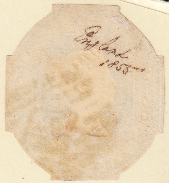 GB QV 1854 6d PURPLE EMBOSSED WMK INVERTED SG60Wi GU CUT TO SHAPE | eBay