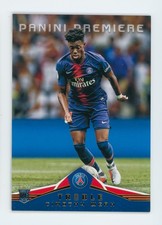 2018-19 Timothy Weah Panini Treble Premiere PSG Rookie Soccer Card #191. rookie card picture