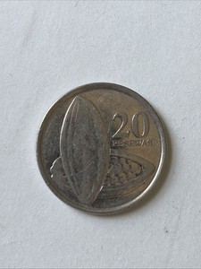 2016 Ghana Coin-20 Pesewas-Circulated