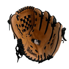 WILSON 11  Youth RHT Baseball Glove A0350 TMLB11 Leather Black Tan