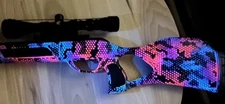 Custom Painted Gamo Swarm Magnum 10x GEN3i .22 10 shot Air Rifle / UV Reactive