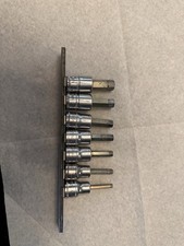 Snap On 7pc Hex Bit Socket Set FAM4E-FAM10E