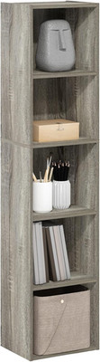 PASIR Book Shelf, 5-Tier Modern Bookshelf, Open Shelves Bookcase 9 X 12 X 52, Ea