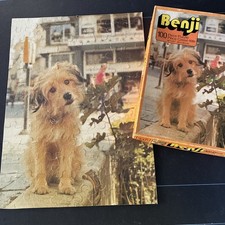 Vintage 1976 Benji The Dog 100 piece Collectible Jigsaw Puzzle Waddingtons ST 