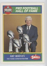 1990 Swell Pro Football Hall of Fame Art Rooney #35 HOF 0k0
