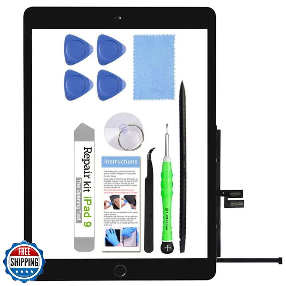 Touch Screen Digitizer Für IPad 9 2021 10.2 Zoll - Inkl. Reparatur-Werkzeug (Weiß Mit Home Button)