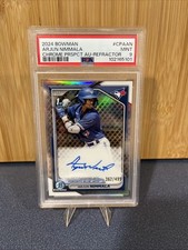2024 Bowman Chrome Prospect Autographs 1st Arjun Nimmala #CPA-AN PSA 9