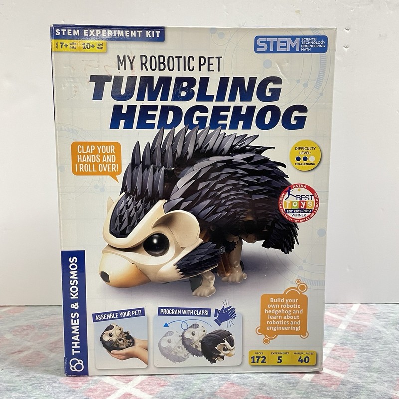 My Robotic Pet: Tumbling Hedgehog STEM Experiment Kit Thames & Kosmos