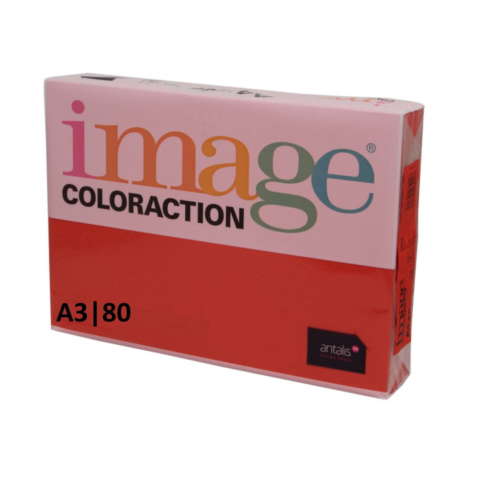 Image Coloraction A3 80gsm Copy Paper - 500 Sheets (1 Ream) Deep Red (Chile)