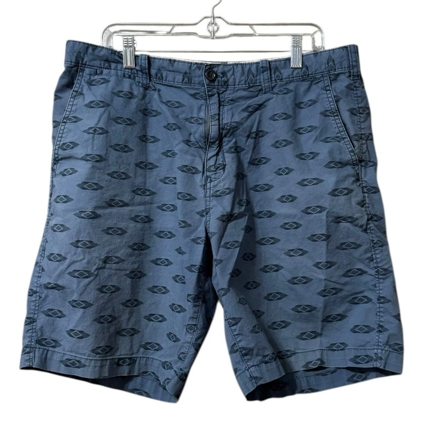 Eddie Bauer Shorts Mens Size 36 Blue Casual Chino Preppy Cotton Outdoors Classic