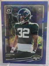 2020 Donruss Optic #145 Ashtyn Davis Rookie Blue Scope New York Jets RC
