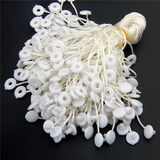 Hang Tag 300pcs Seal Cord 7" Paper Rope Black White