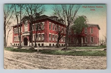 Nashua IA-Iowa, High School, Antique, Vintage Souvenir Postcard