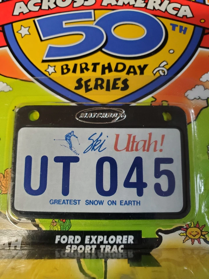 2001 Matchbox 50Th Birthday Featuring UTAH FORD EXPLORER SPORT TRAC - #UT-045 - Image 2 of 4