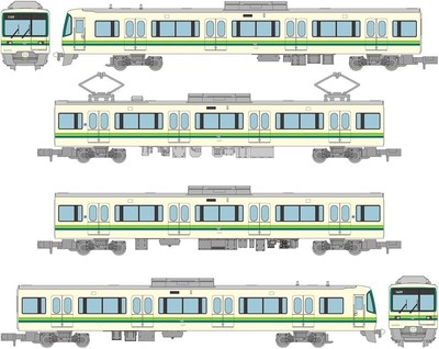 TOMYTEC Sendai-City Transportation Bureau 1000N Namboku-Line B 334064 ModelTrain