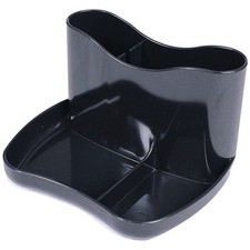 Q-Connect Executive Desk Tidy Black KF21704