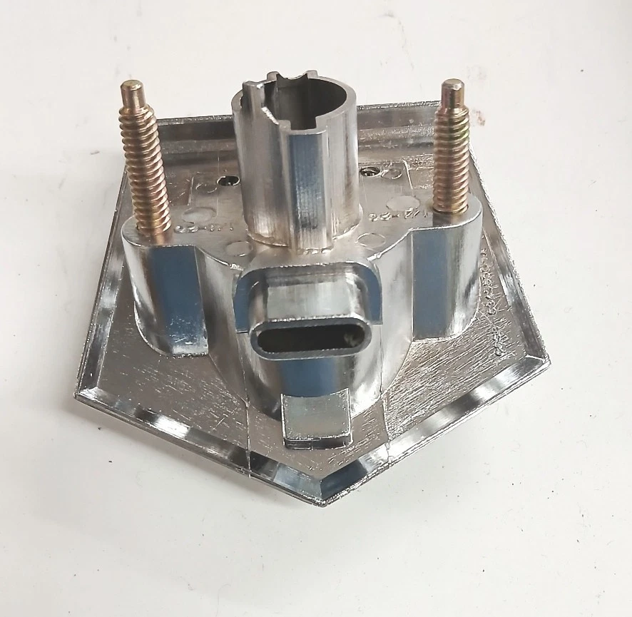 New 1965 1966 Ford Thunderbird Hardtop Trunk Lock Cover and Housing assembly - Image 4 of 4